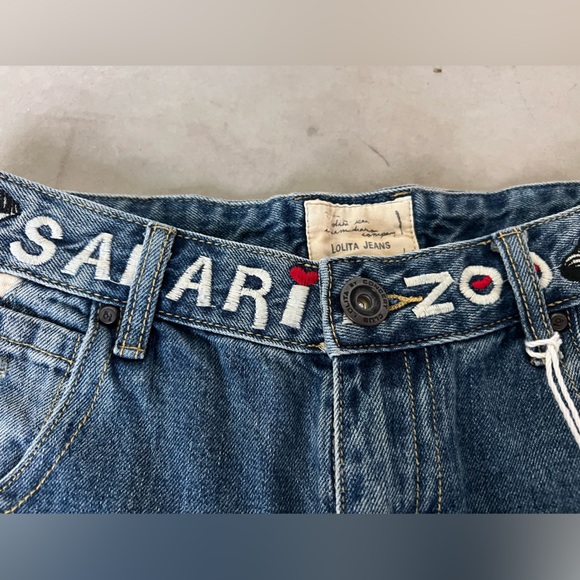 NWT Lolita Jeans by Concert Club Blue Denim Zoo Shorts - Picture 2 of 11